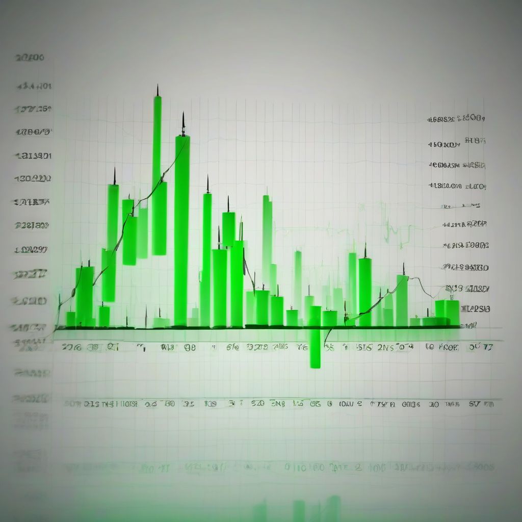 Stock market chart